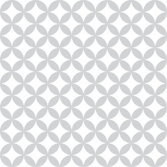 Geometric circle seamless star pattern. Abstract texture for textile.