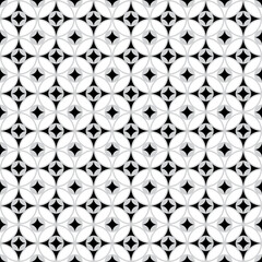 Geometric circle seamless star pattern. Abstract texture for textile.