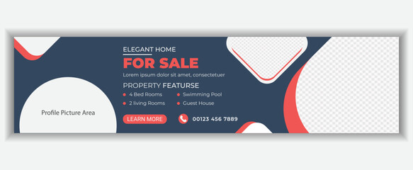 Real Estate LinkedIn social media marketing banner