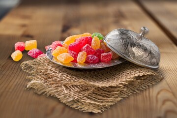 Traditional Middle Eastern Flavors. local name tasty dessert