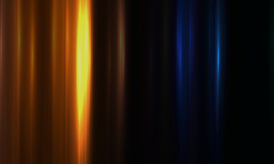Abstract dark background with colorful vertical glowing lines and neon rays. Vector illustration