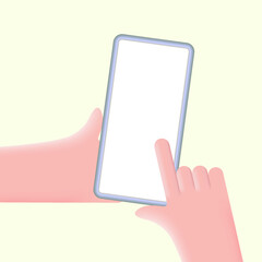 Using a smartphone for calls, business, finance, internet, communication.