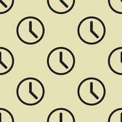 Clock or time icon for your design seamless.