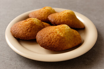 Madeleine, a sweet and soft French pastry