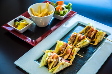 Food Fotography art shot, Photo is selective focus with shallow depth of field. Taken at Sheraton Hotel, Cairo Egypt