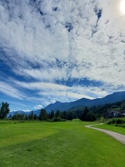 Obraz premium golf course landscape