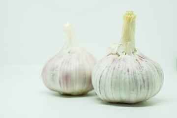 Obraz premium garlic isolated on white background.