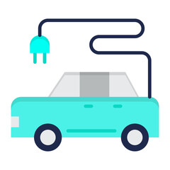 Electrical transport icon