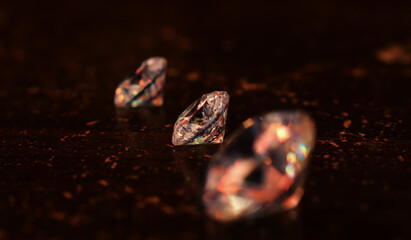 Diamonds are valuable, expensive and rare. For making jewelry	