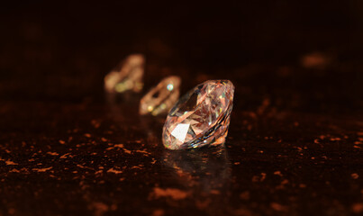 Diamonds are valuable, expensive and rare. For making jewelry	