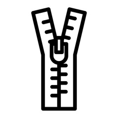 zipper line icon © Sentya