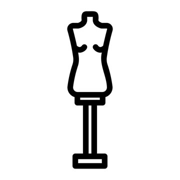 recommend clip art: mannequin line icon