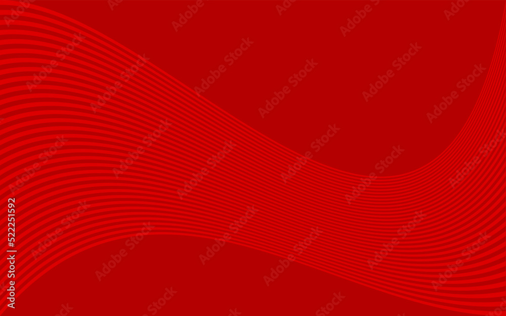 Poster minimalist background with curved lines and with some copy space area
