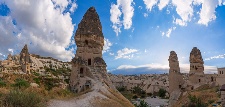 Erdpyramide Kappadokien- Peri bacalari - panaroma