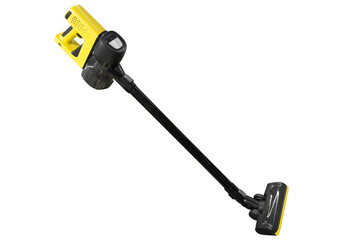 Hand vacuum cleaner isolated on a white background. Cordless handheld vacuum cleaner isolated.
