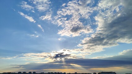Obraz premium clouds and sun