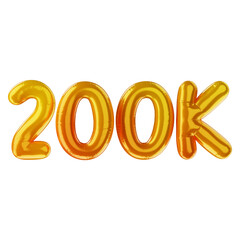 Premium Numeric Balloon 3D Icon with High Resolution on isolated background