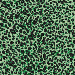 green leopard color skin