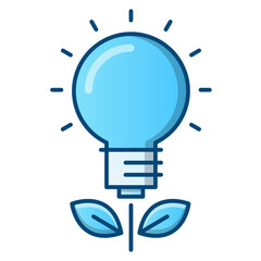 Idea growth icon