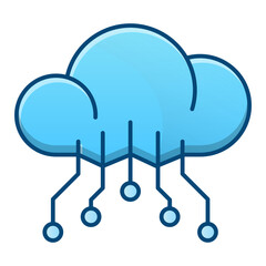 Cloud technology icon