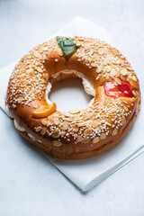 Roscon de Reyes - traditional Spanish festive baking.