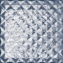 transparent white light abstract art pattern glass cube texture block wall construction square shape background.modern interior exterior decoration or save energy material design.