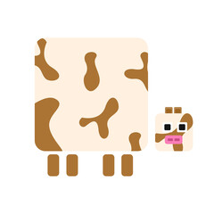 Vector Cow Clipart