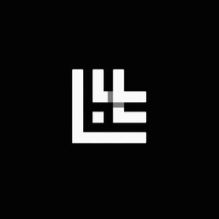 Obraz premium monogram logo L,W