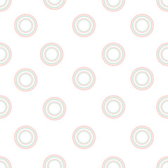 Abstract circle rainbow pattern