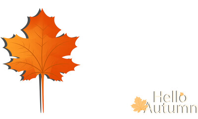 Autumn background with flat leaves