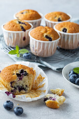  Blueberry muffins