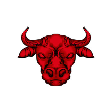 Red bull vector illustration