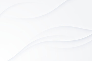 White wavy abstract background