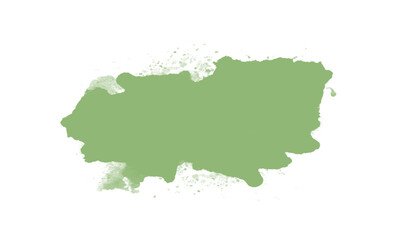 green abstract brush