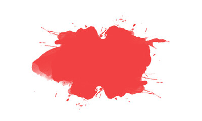 red abstract brush