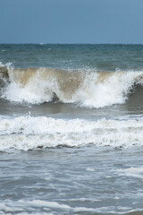waves on the beach