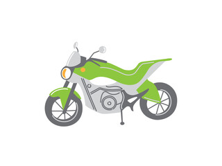シンプルな自動二輪車・バイクのイラスト