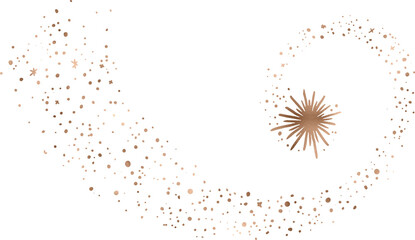 golden star png isolated elements decoration