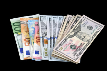 Euro Vs Dollar
Pictures of the currencies of the euro against the dollar. The value of the euro fell against the US dollar for the first time in years