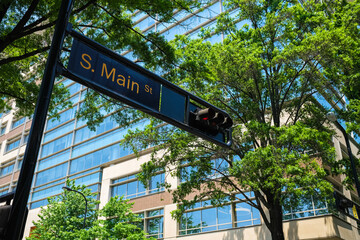 Cityscape of Greenville, South Carolina