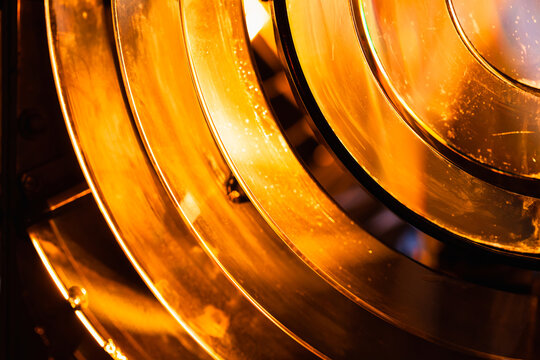Fresnel lens, abstract optical photo background