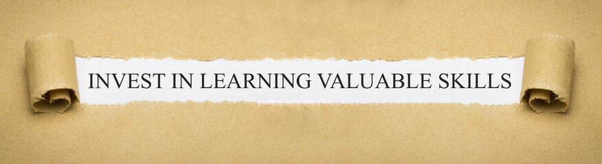 invest in learning valuable skills