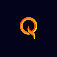 Q, q, letter, mark, logo, design, symbol, vector, icon