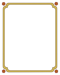 camellia retro frame