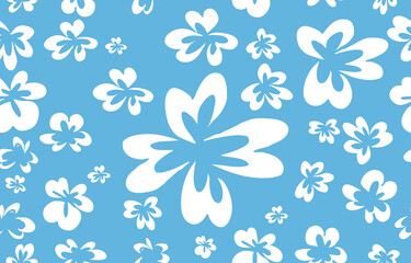 Obraz premium Seamless pattern material of an abstract flower. wallpaper vintage design background