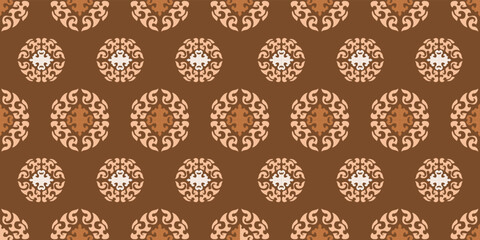 universal pattern seamless. Design for fabric, curtain, background, carpet, wallpaper, clothing, wrapping, Batik, fabric,Vector illustration