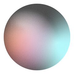 Grainy gradient circle