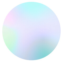 Grainy holographic circle