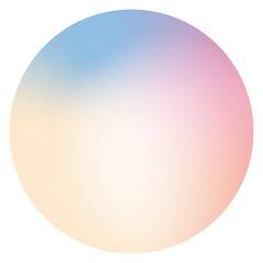 Soft gradient round background
