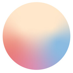 Soft gradient round background